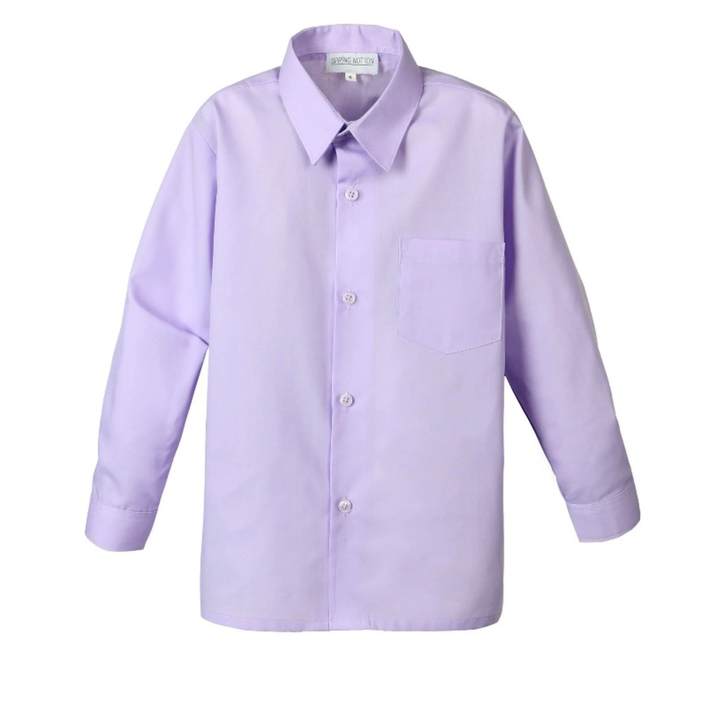 NWT lilac boys button down size 12